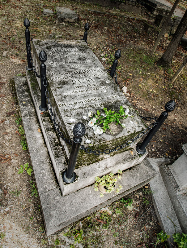 Honré Daumier Grabmal auf dem Friedhof Père Lachaise