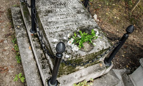 Honré Daumier Grabmal auf dem Friedhof Père Lachaise