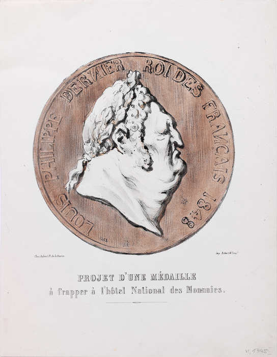 LOUIS-PHILIPPE DERNIER ROI DES FRANÇAIS 1848. (1848)