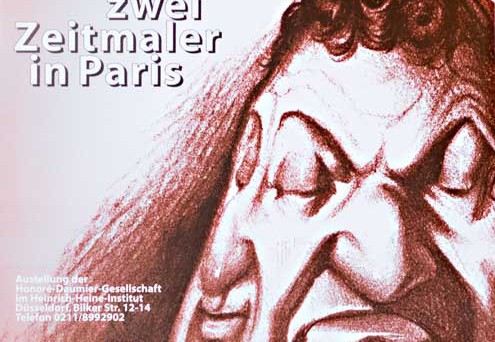 Plakat Zwei-Zeitmaler in Paris